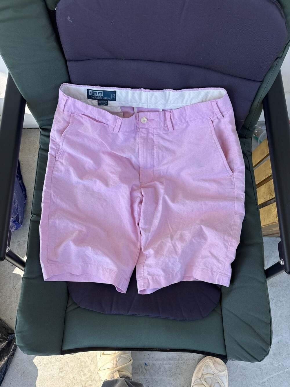 Polo Ralph Lauren Preston Pink Cotton Chino Shorts Size 34